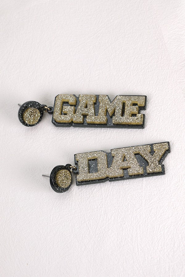 SPARKLING GLITTER  GAME DAY EARRINGS | 80E1946