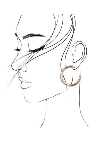 PUFFY TRIO HOOP EARRING SET | 31E03798