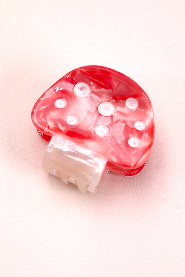 MUSHROOM CELLULOSE HAIR CLAW CLIPS | 40H710