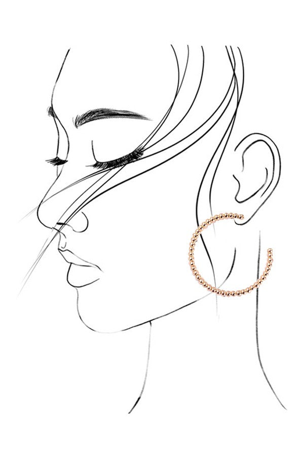 BALL HOOP TRIO IN 3 SIZE EARRINGS | 31E03964