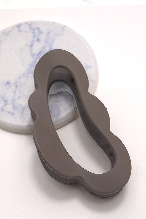 JUMBO MATTE CLOUD OPEN HAIR CLAW CLIPS | 40H786