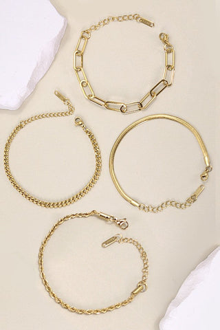 STAINLESS STEEL WATERPROOF TARNISH FREE BRACELET | 40B112