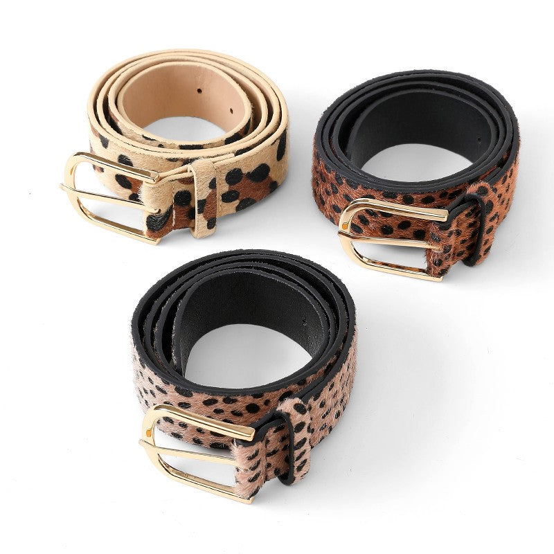 Faux Leather Leopard Belt | 40BT665