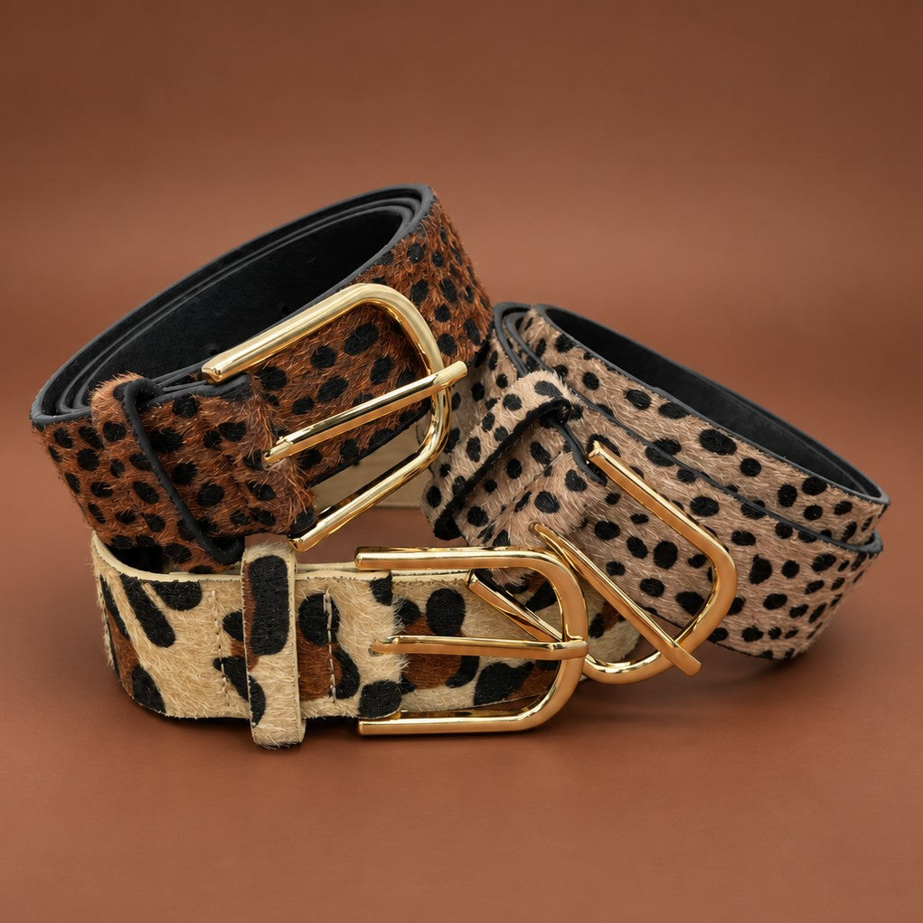 Faux Leather Leopard Belt | 40BT665