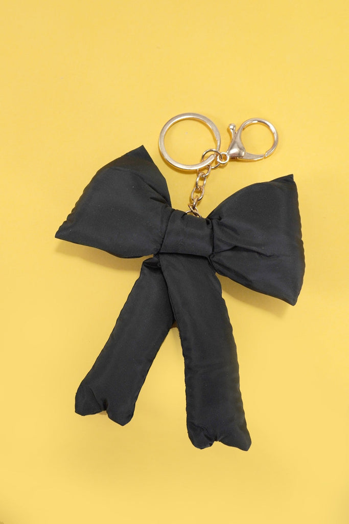 TRENDING PUFFY BOW RIBBON BAG CHARM KEYCHAIN | 40KC109