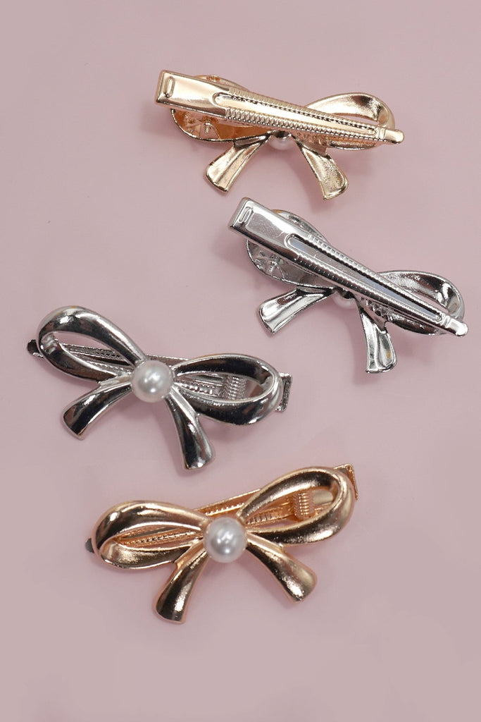 BOW HAIR CLIP SET OF 2 | 40H888
