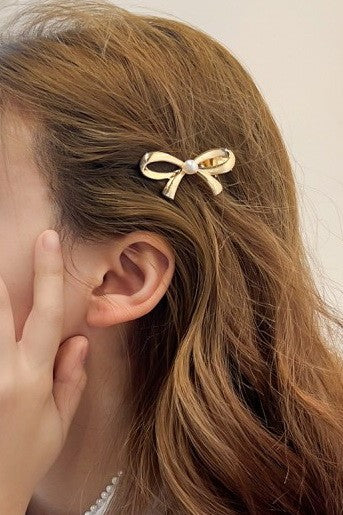 BOW HAIR CLIP SET OF 2 | 40H888