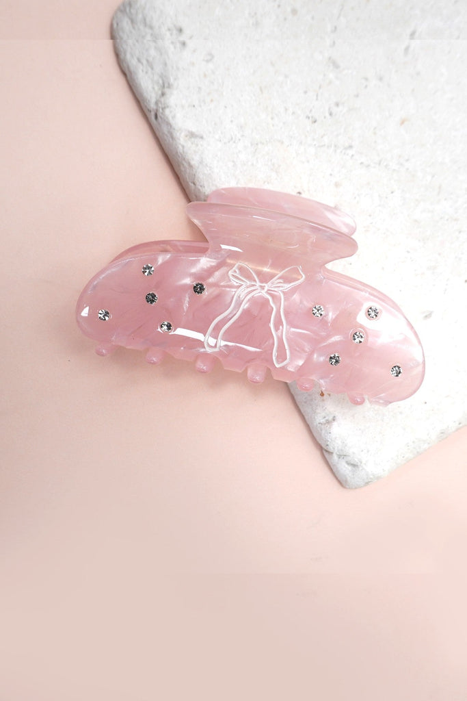 HALF MOON BOW HAIR CLAW CLIPS | 40H893