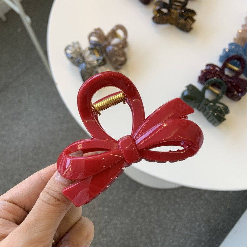 BOW RIBBON HAIR CLAW CLIPS | 40H894