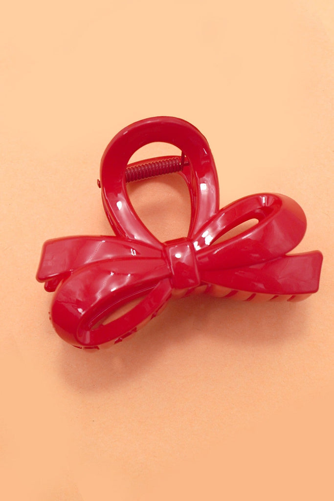 BOW RIBBON HAIR CLAW CLIPS | 40H894
