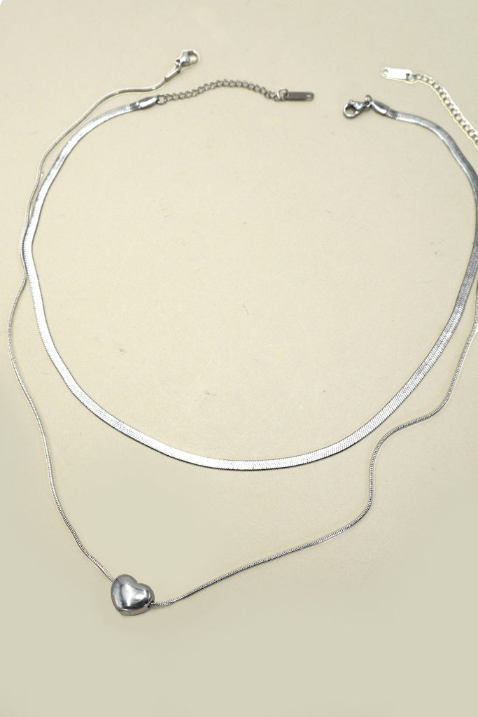 STAINLESS STEEL WATERPROOF TARNISH FREE NECKLACE | 40NK9437