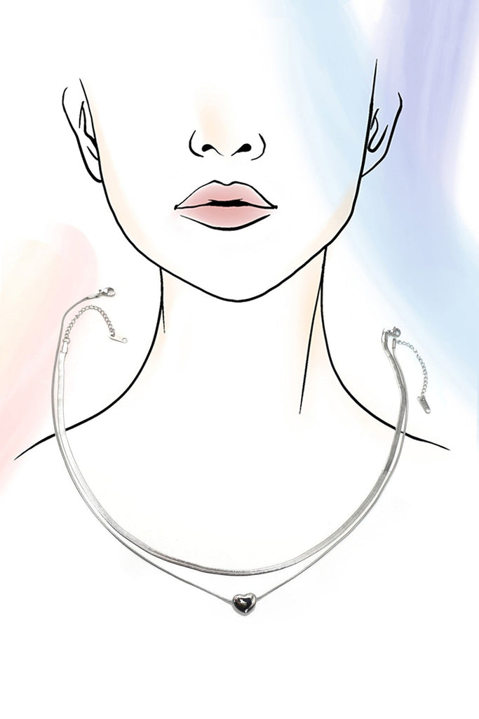 STAINLESS STEEL WATERPROOF TARNISH FREE NECKLACE | 40NK9437