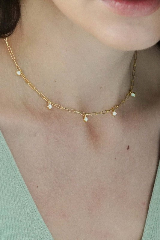 18K STAINLESS STEEL TARNISH FREE CLASSIC NECKLACE | 40NK9438