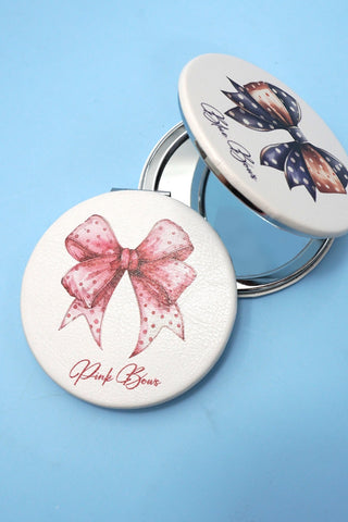 TRAVEL POCKET COMPACT HANDHELD BOW MIRROR | 40M100