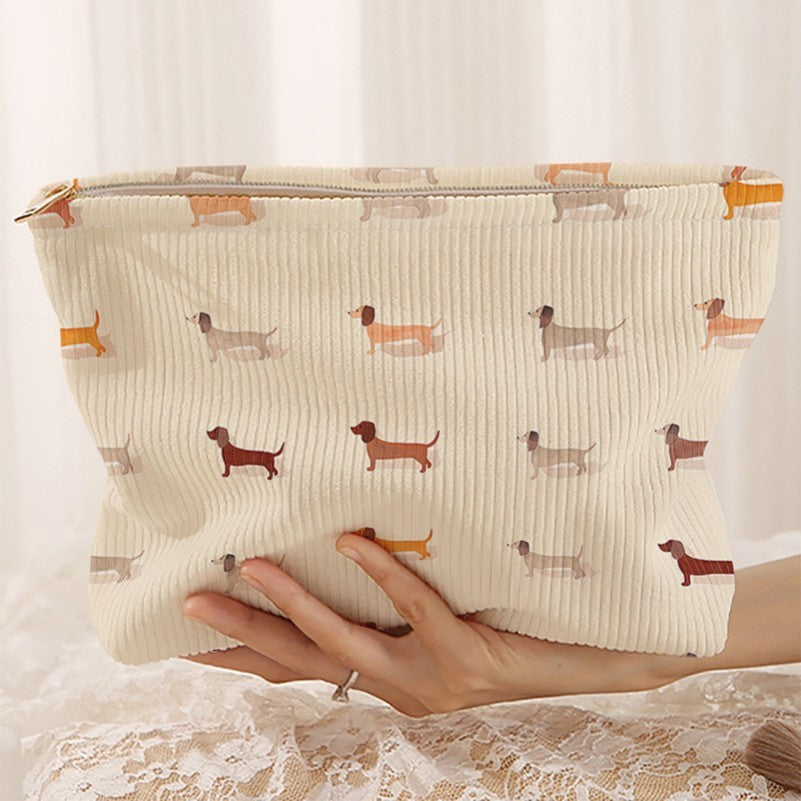 TRAVEL BOW CHERRY COSMETIC MAKEUP POUCH BAG | 40P553