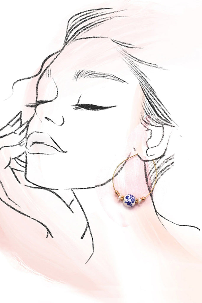 STAINLESS STEEL TARNISH FREE PORCELAIN  TEARDROP | 40E352