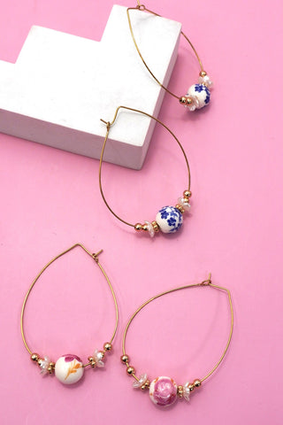 STAINLESS STEEL TARNISH FREE PORCELAIN  TEARDROP | 40E352