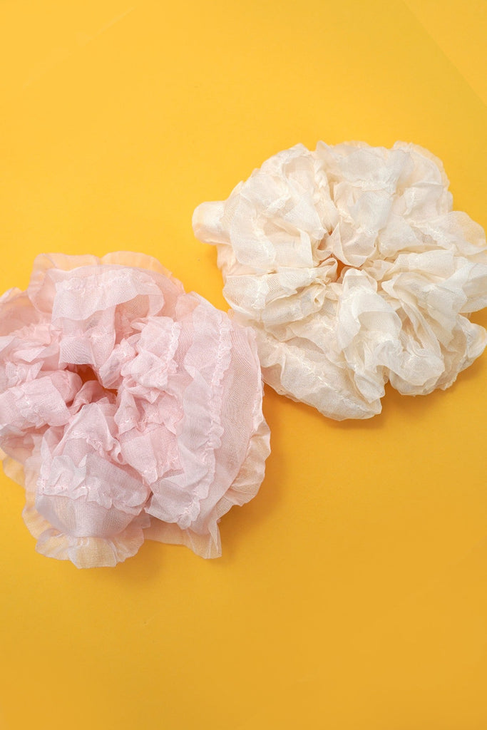 SHEER LACE COTTAGECORE INSPIRED SCRUNCHIES | 40S737