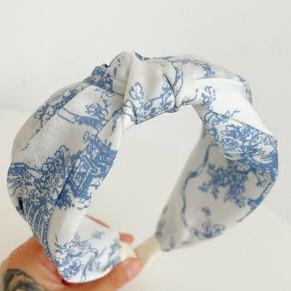 FLORAL TOILE PATTERN VINTAGE HAIR BAND BANGS | 40HB168