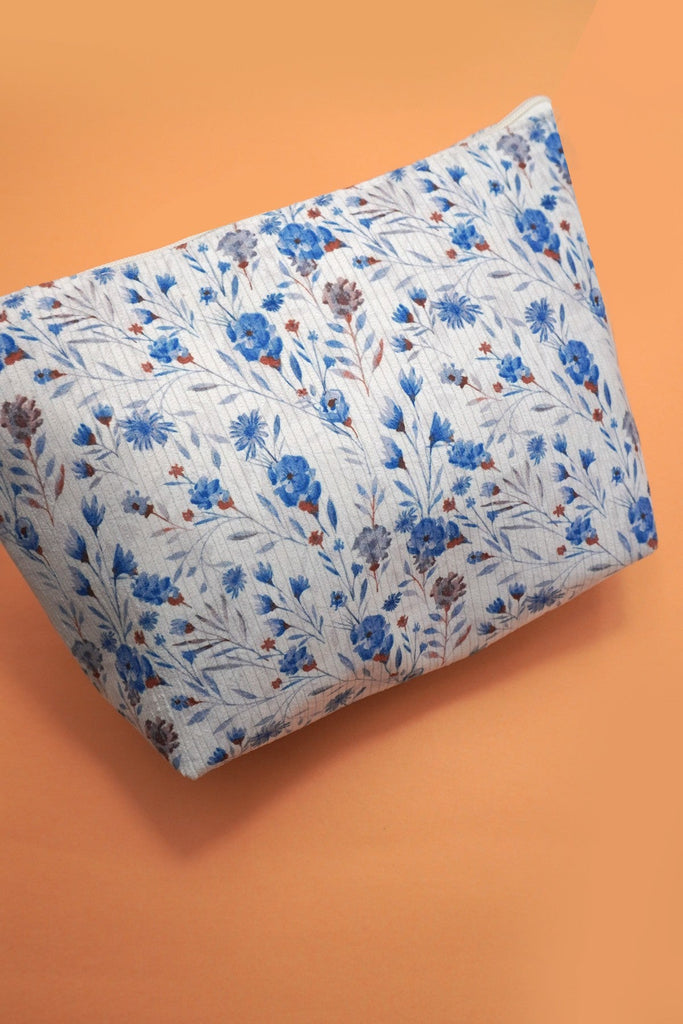 TRAVEL FLORAL COSMETIC MAKEUP POUCH BAG | 40P558