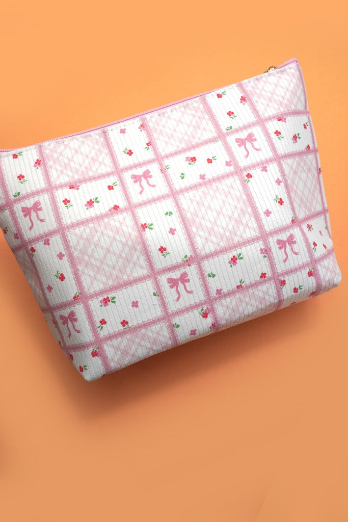 TRAVEL FLORAL COSMETIC MAKEUP POUCH BAG | 40P558