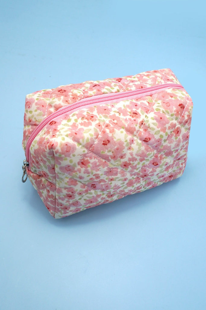 FLORAL TOILE PATTERN MAKEUP COSMETIC POUCH BAG | 40P562