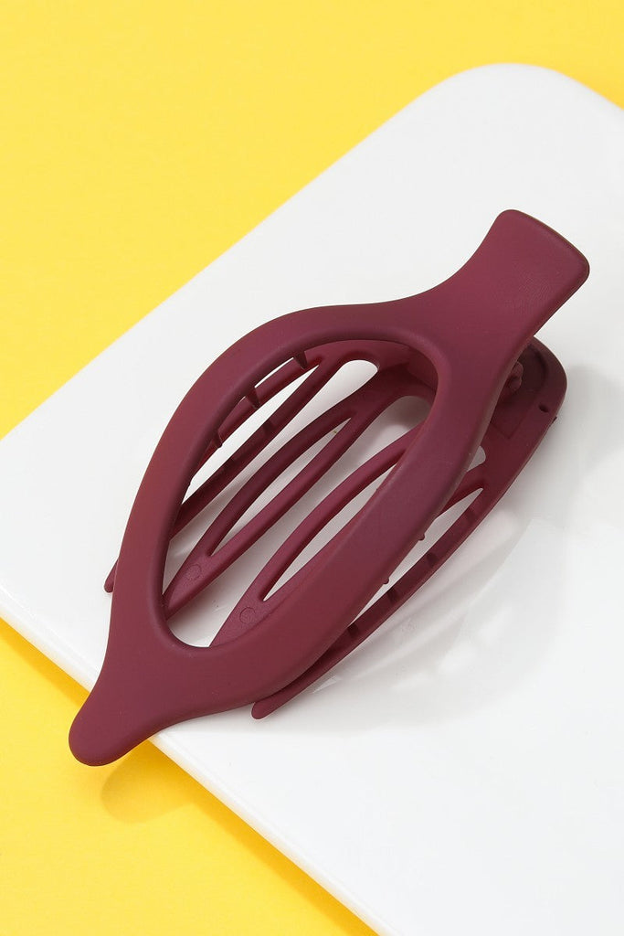 OVAL LAY DOWN FLAT HAIR CLAW CLIPS 12-piece set | 40H917-12