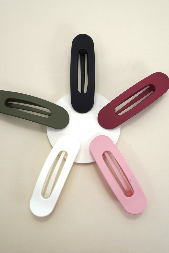 OVAL LAY DOWN FLAT HAIR CLAW CLIPS | 40H916