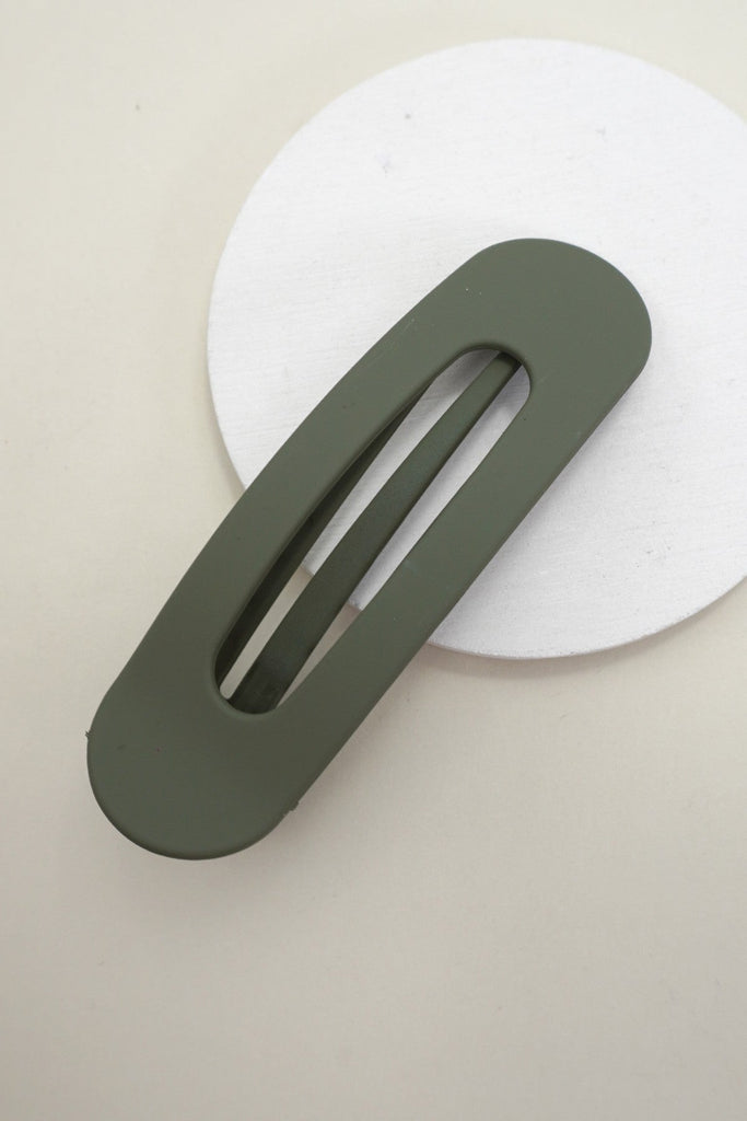 OVAL LAY DOWN FLAT HAIR CLAW CLIPS | 40H916