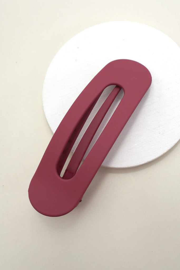 OVAL LAY DOWN FLAT HAIR CLAW CLIPS | 40H916