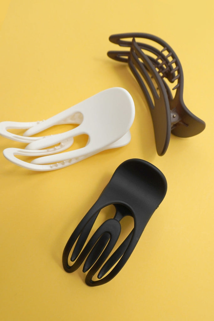 OVAL LAY DOWN FLAT HAIR CLAW CLIPS | 40H926