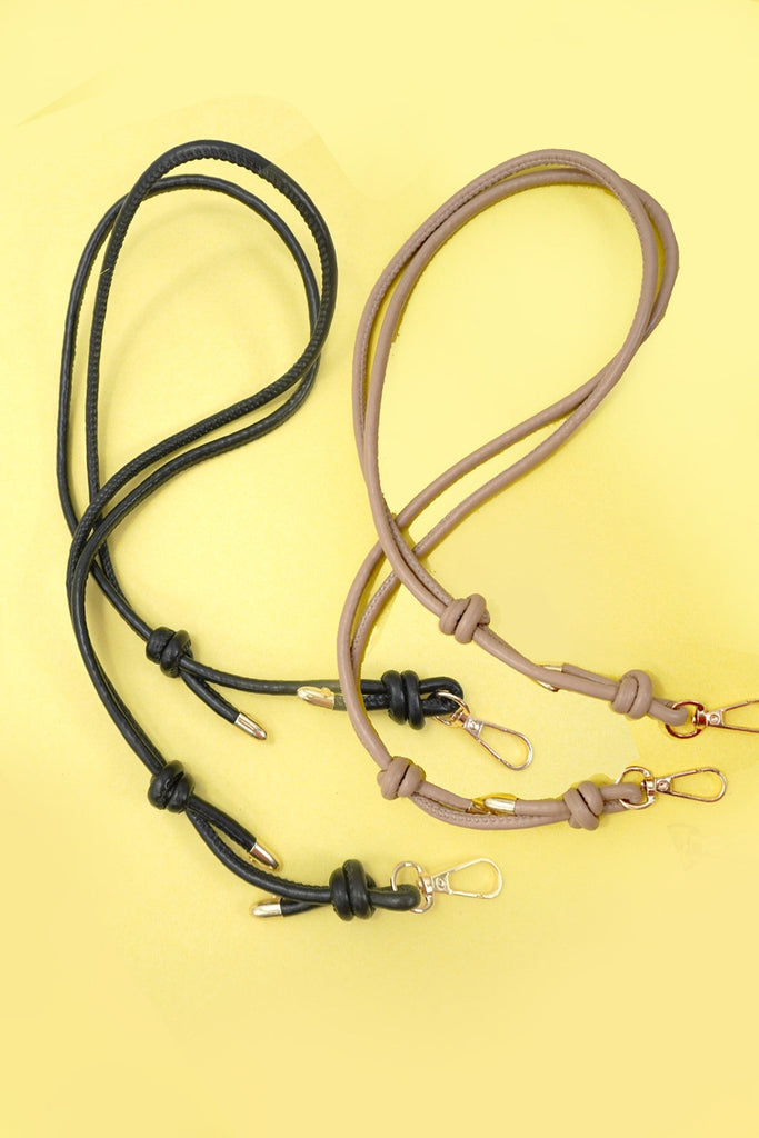 VEGAN ROPE PURSE BAG CHARM KEYCHAIN | 40KC152