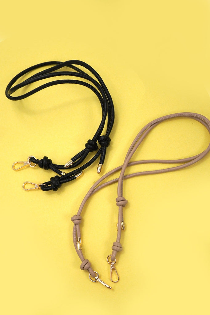 VEGAN ROPE PURSE BAG CHARM KEYCHAIN | 40KC152