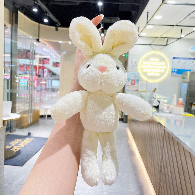 SOFT PLUSH BUNNY RABBIT KEYCHAINS BAG CHARM | 40KC153