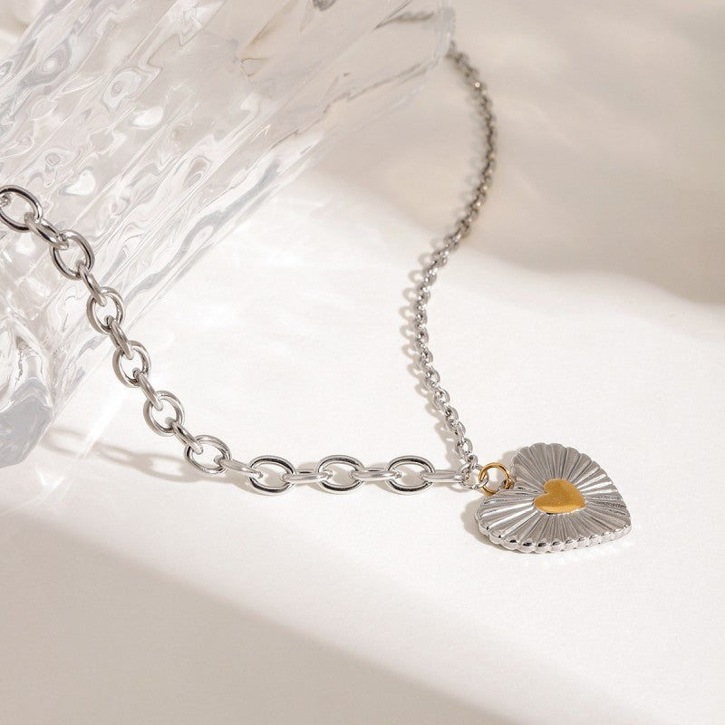 18K Stainless Steel Tarnish Free Waterproof Neck | 40NK9504