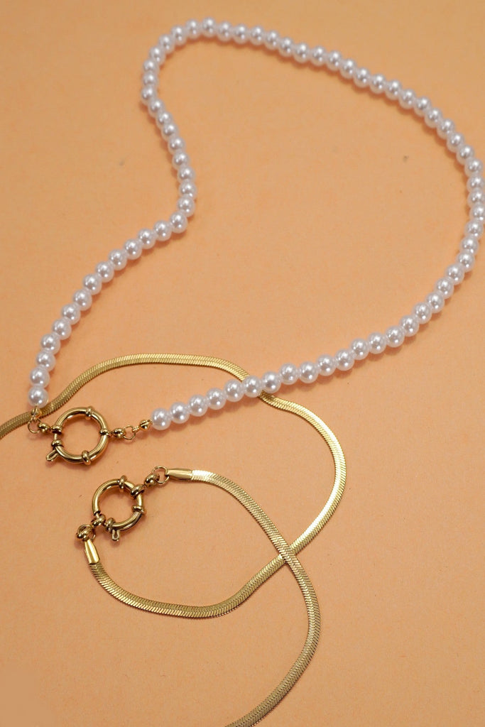 18K STAINLESS STEEL TARNISH FREE CHAIN NECKLACES | 40NK9468