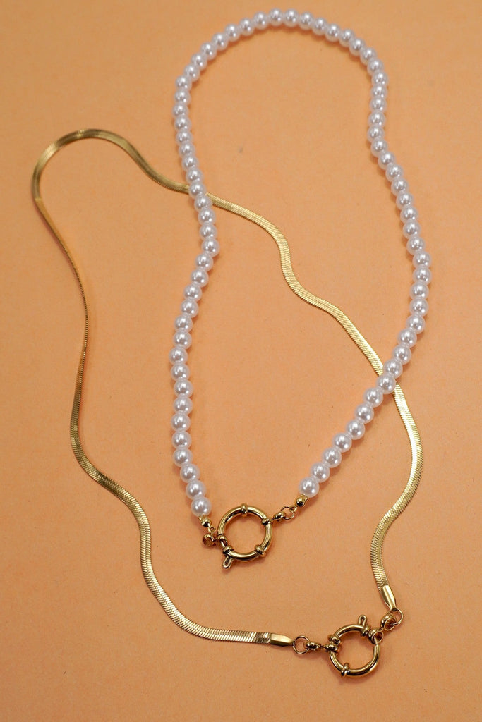 18K STAINLESS STEEL TARNISH FREE CHAIN NECKLACES | 40NK9468