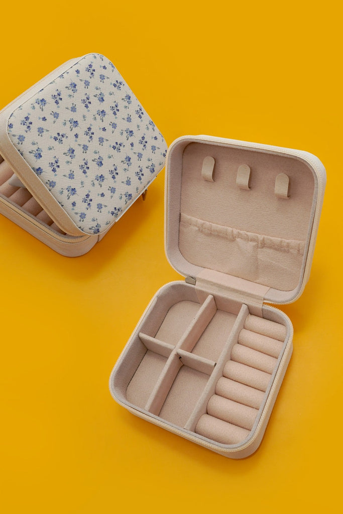 DESIGNED JEWELRY ORGANIZER TRAVEL BOX CASE | 40P566-CHRISTMA