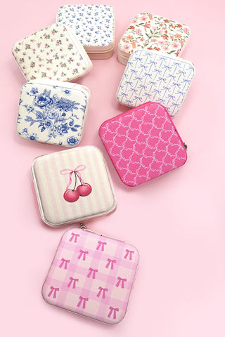 DESIGNED JEWELRY ORGANIZER TRAVEL BOX CASE | 40P566