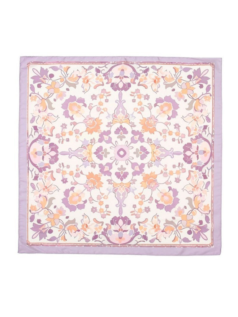 TRADITIONAL PRINT SILKY FEEL BANDANA SCARF | 40SC640