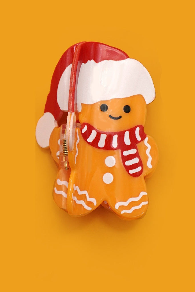 CHRISTMAS TREE SANTA SNOWMAN HAIR CLAW CLIPS | 40H939