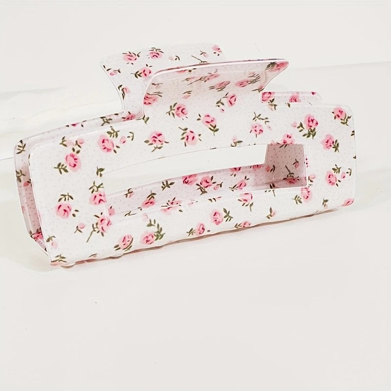 LARGE FLORAL DAISY ROSE PETAL HARI CLAW CLIPS | 40H940