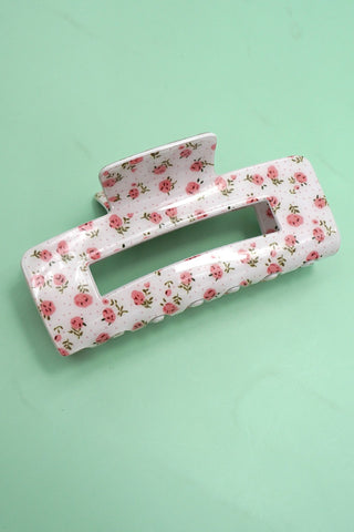LARGE FLORAL DAISY ROSE PETAL HARI CLAW CLIPS | 40H940