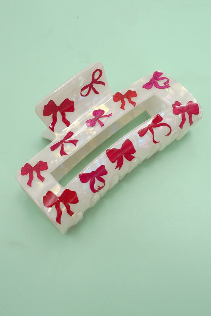 CUTEST BOW CHERRY HAIR CLAW CLIPS | 40H941