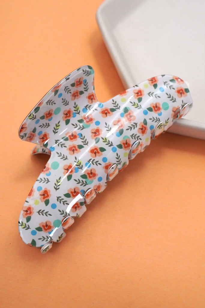 LARGE BOW FLOWER PRETTY HAIR CLAW CLIPS | 40H942