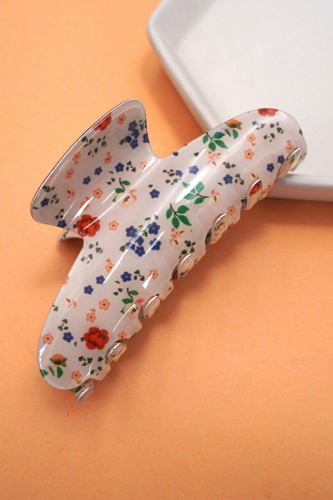 LARGE BOW FLOWER PRETTY HAIR CLAW CLIPS | 40H942