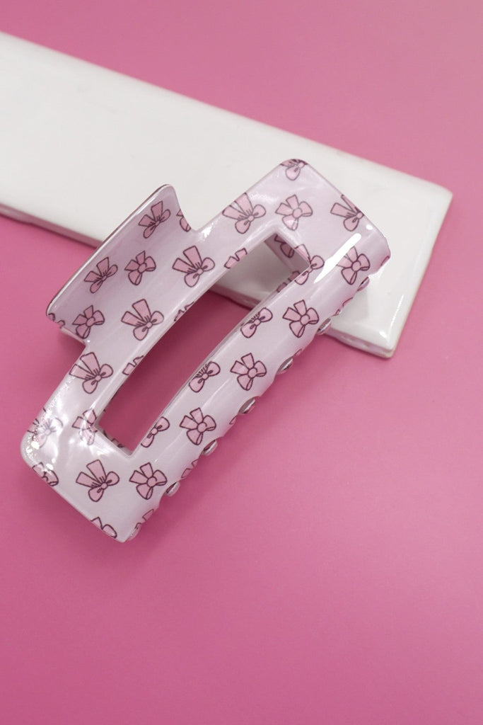 JUMBO FUN BOW DESIGN HAIR CLAW CLIPS | 40H950