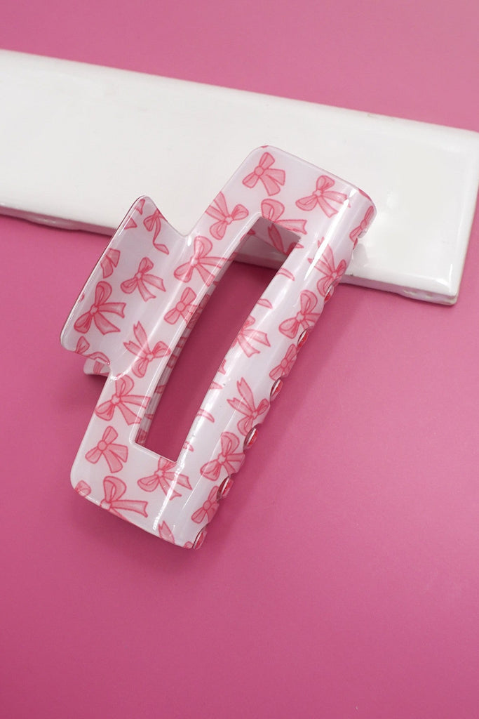 JUMBO FUN BOW DESIGN HAIR CLAW CLIPS | 40H950