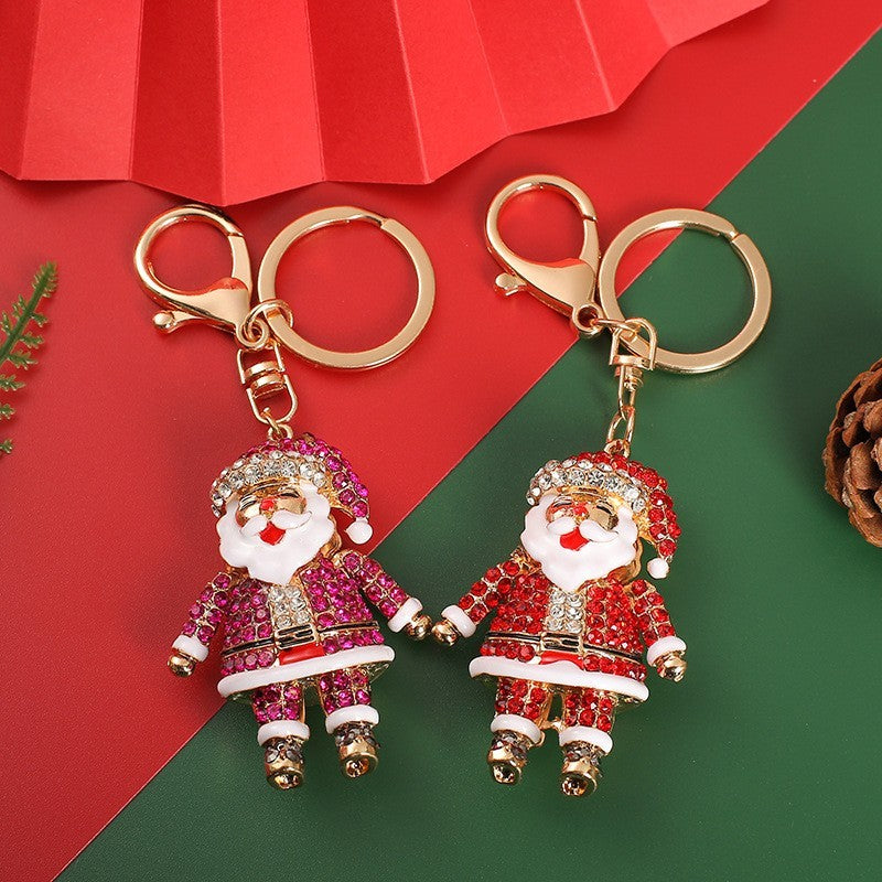 CHRISTMAS SANTA TREE KEYCHAIN BAG CHARM | 40KC162