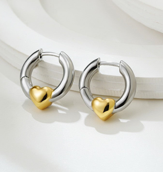 18K Stainless Steel Tarnish Free Waterproof Hoop | 40E372